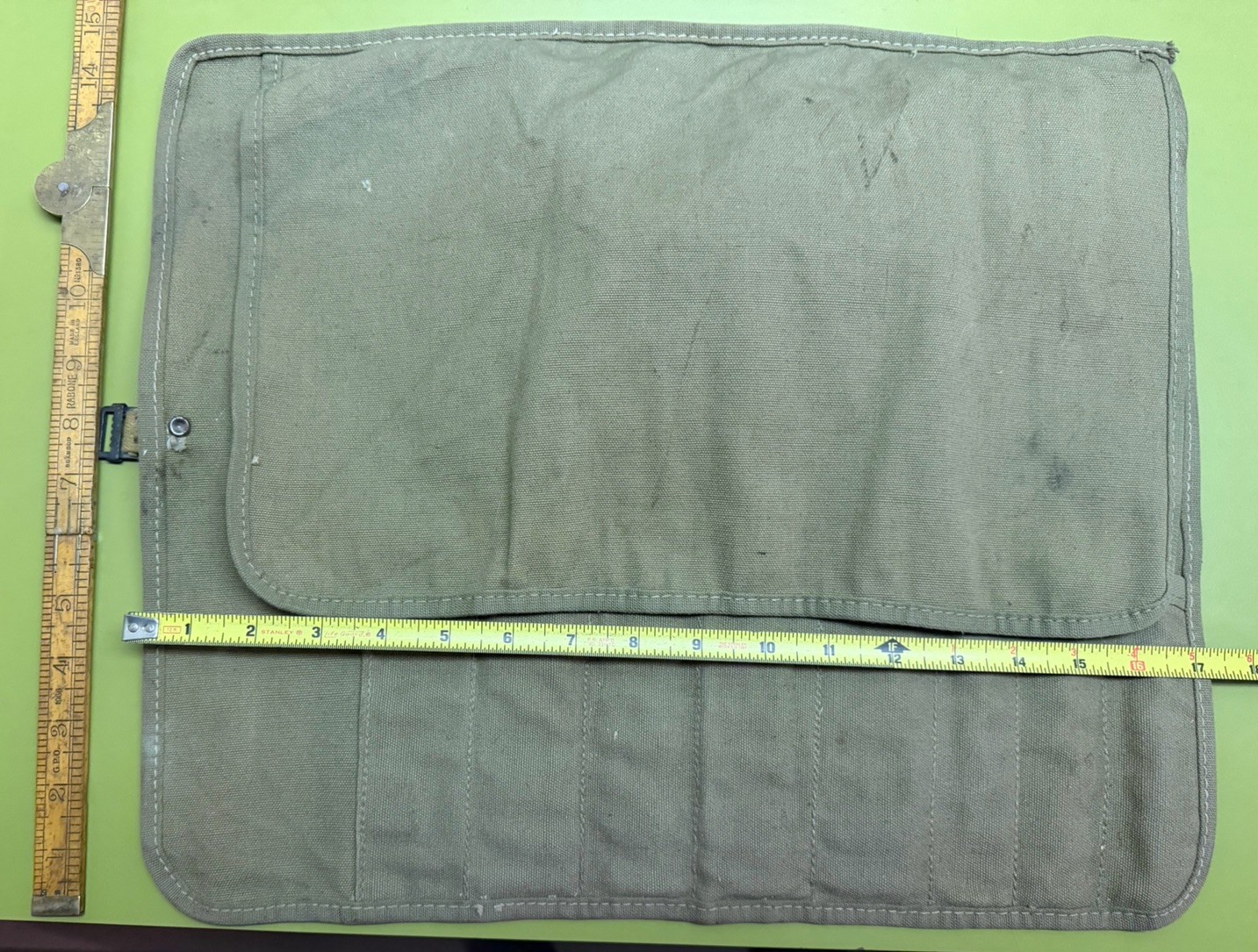 SUPERB 6-pc Set PEXTO vtg Socket Chisels w/MATCHING Handles & CANVAS TOOL ROLLUP