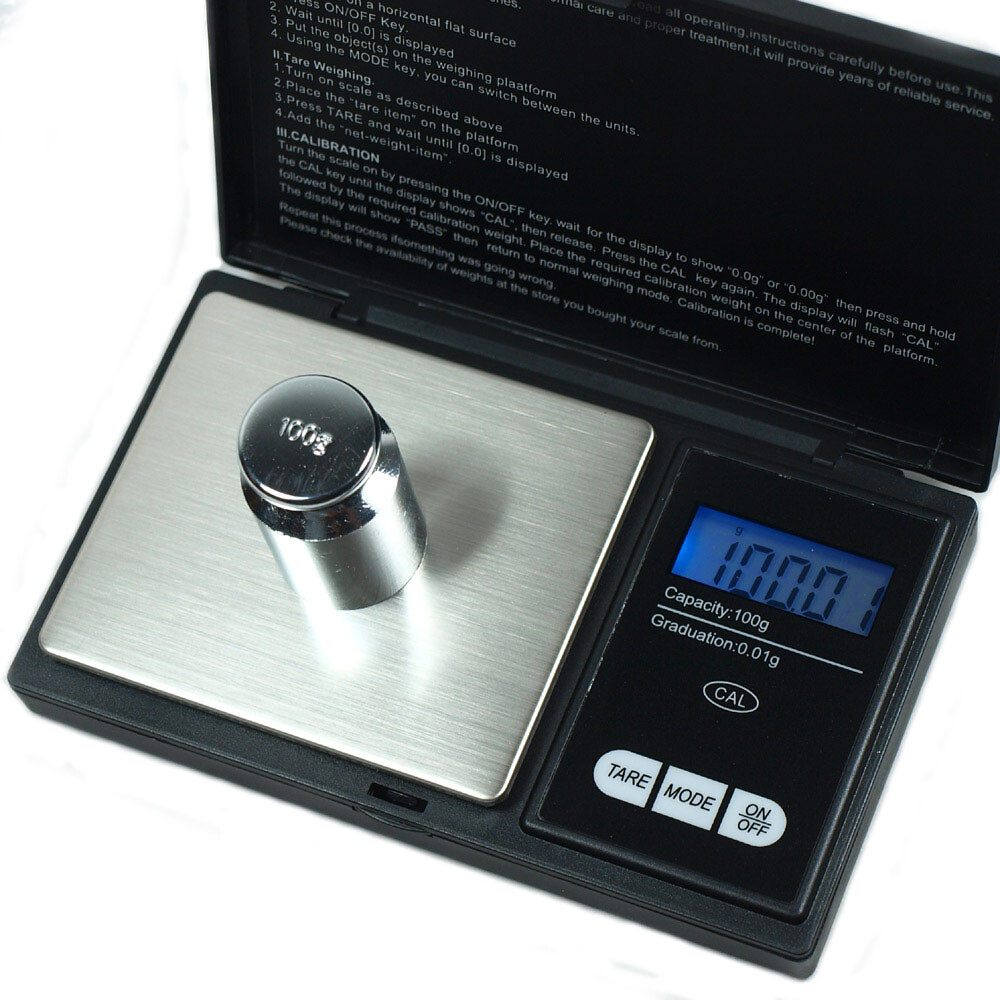 CS-100 Digital Portable Jewerly Scale Horizon 100g x 0.01g Precision Scale