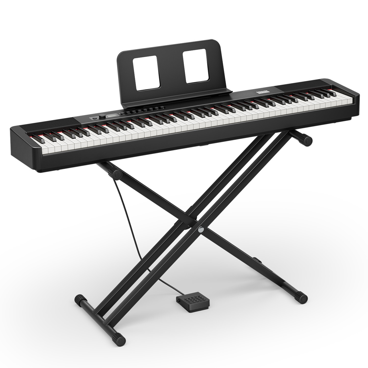 Donner DEP-20 Lite Digital Piano Keyboard with Stand and Pedal