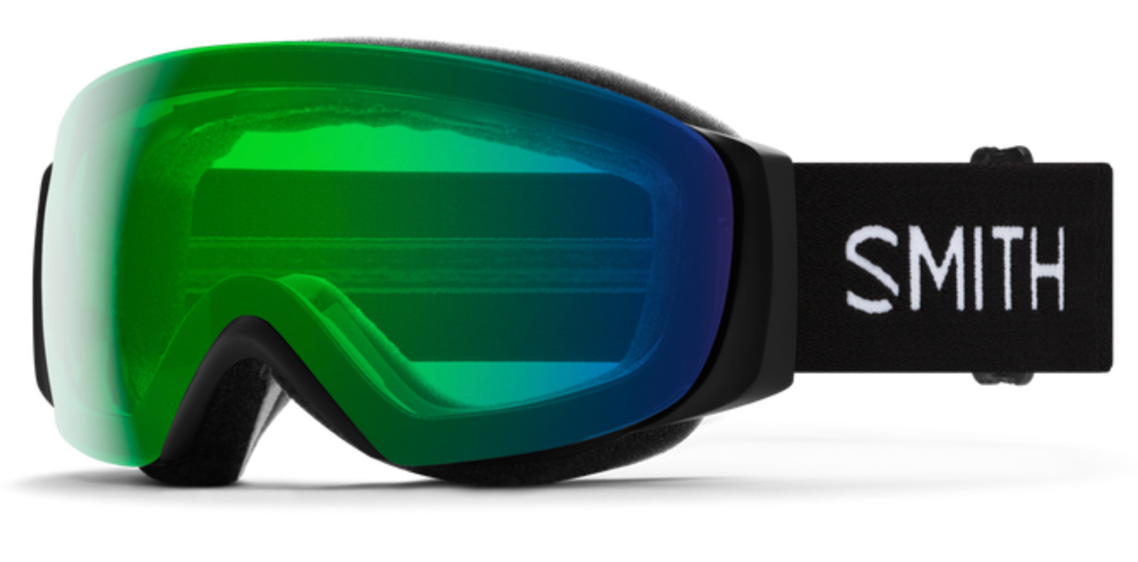 NEW Smith IO Mag S Low Bridge Snow Goggles-Black-CPE Green+CP Storm Blue Sensor
