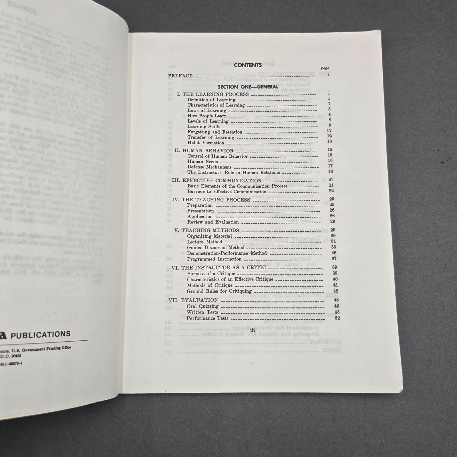 1977 Aviation Instructor’s Handbook FAA AC 60-14 Vintage ASA Reprint