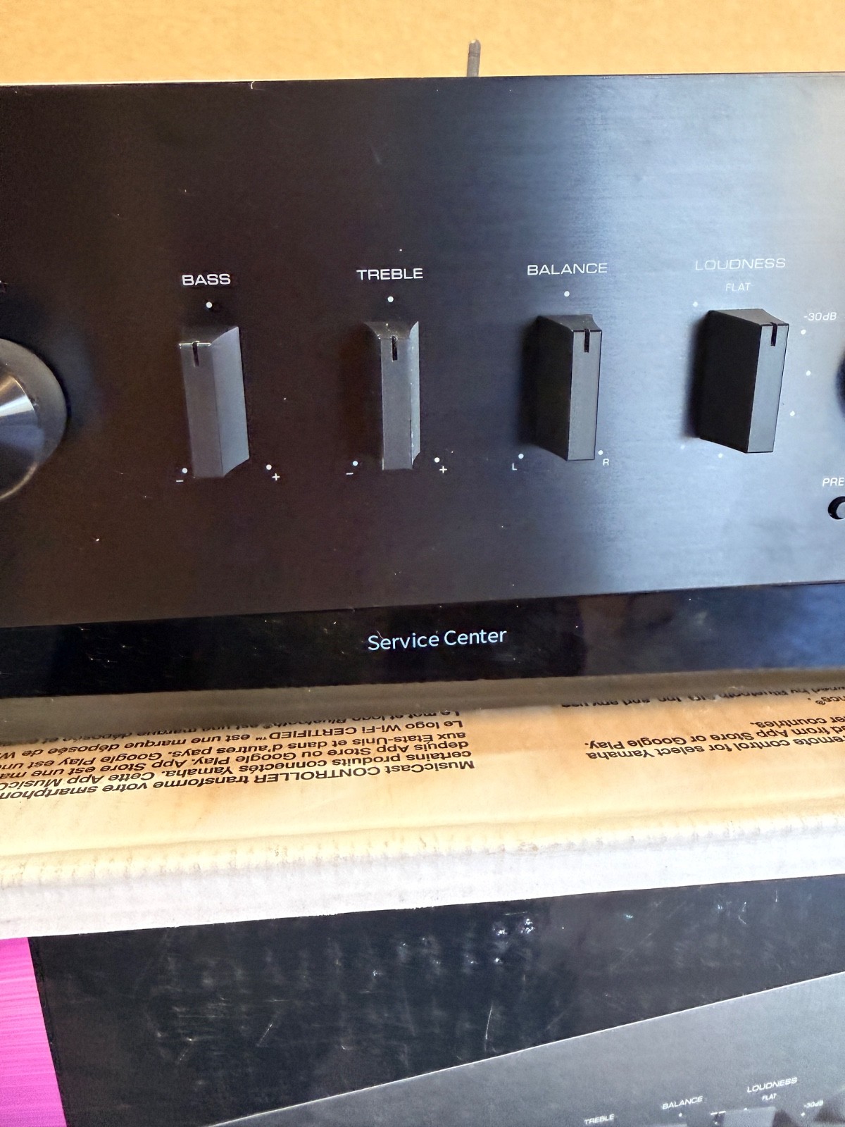 Yamaha R-N800A Receiver Black for parts or repair *UNTESTED*