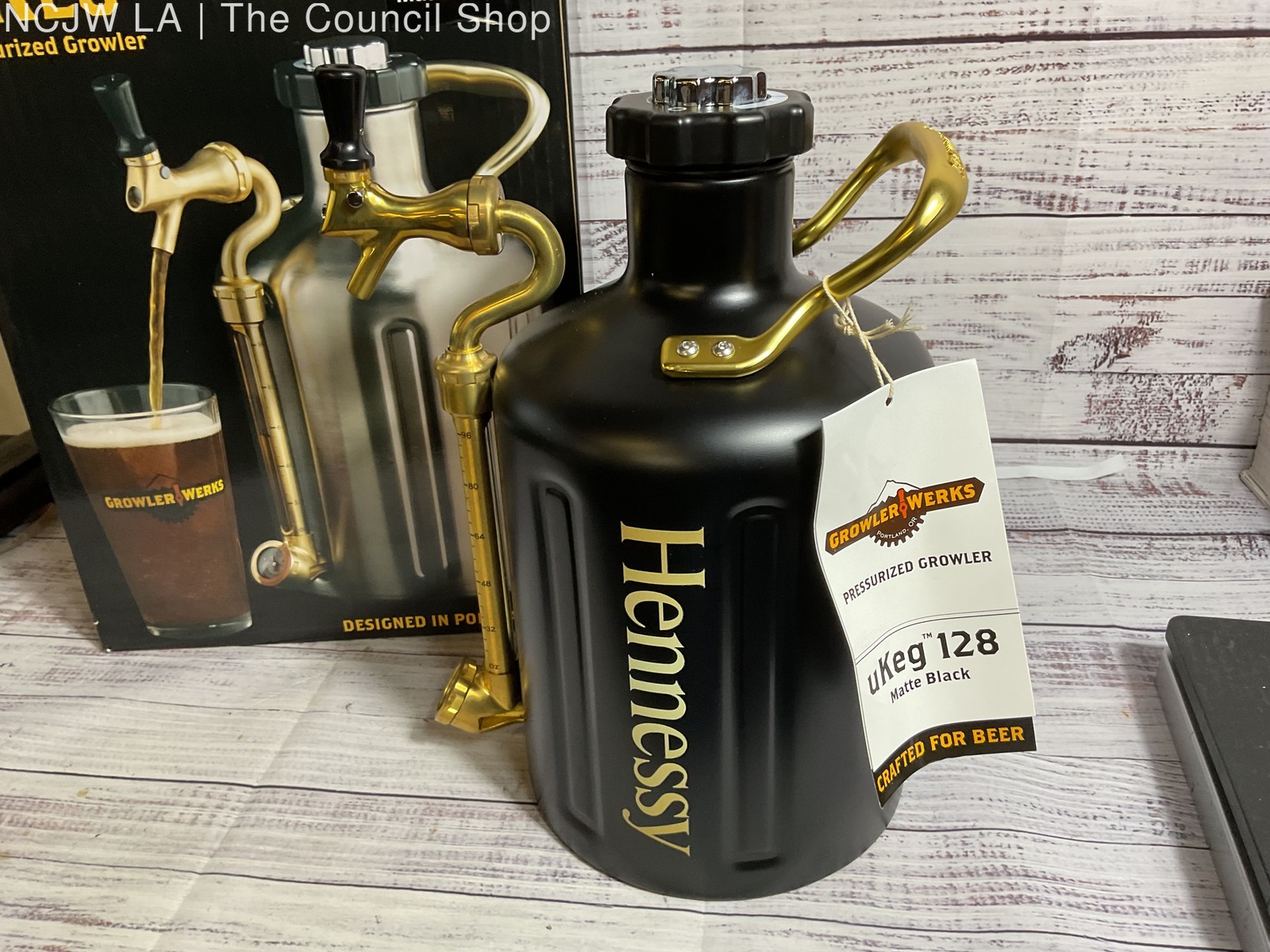 GROWLER WERKS Matte Black uKeg Pressurized Growler 128oz