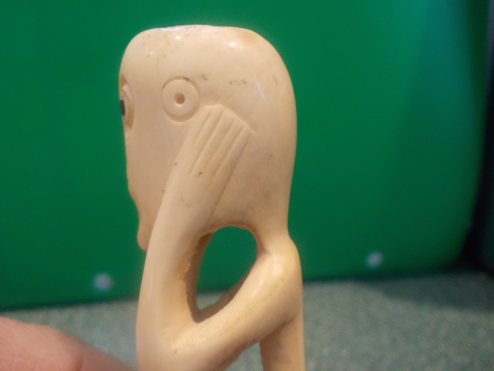 VTG/ Antique Carved Fertility Figure Northwest Coast or Eskimo Shamen Totem