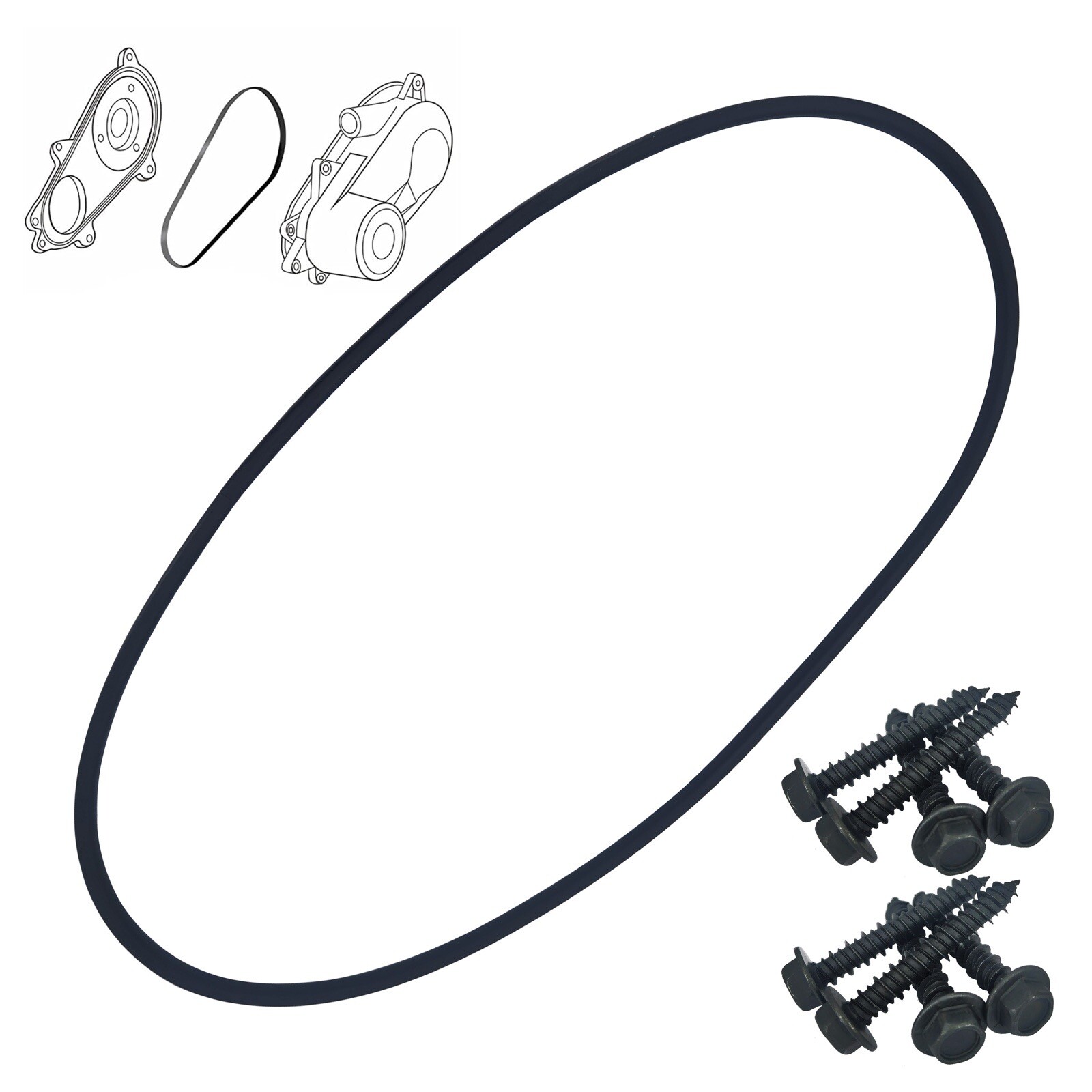 15-23 POLARIS RZR 900 1000 XP & GENERAL CLUTCH  COVER GASKET + MOUNTING SCREWS