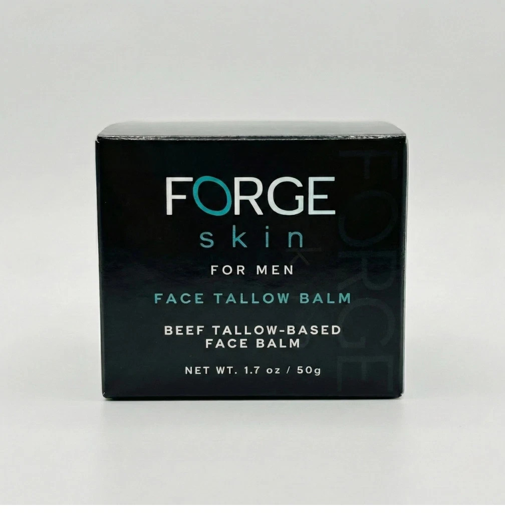 Forge Skin Men's Face Cream Beef Tallow Face Balm Exp 2028 - FREE Same Day Ship