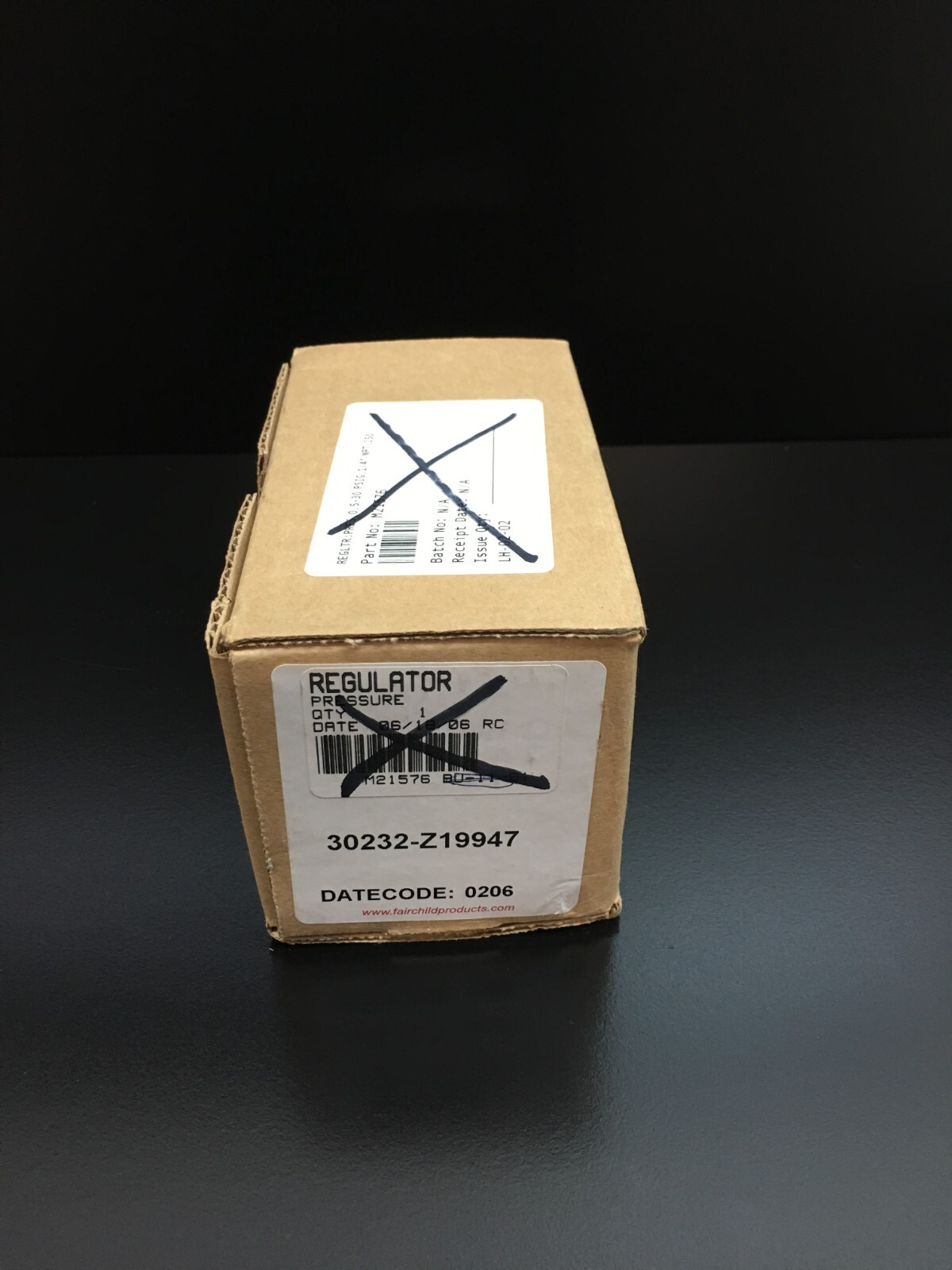 Fairchild Cat No 30232-Z19947 Pressure Regulator 0.5-30 PSI 250 Max w WARRANTY