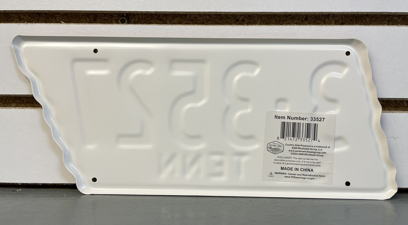 REPRODUCTION 1951 Tennessee License Tag TN Knox Vols & Vanderbilt Score Plate