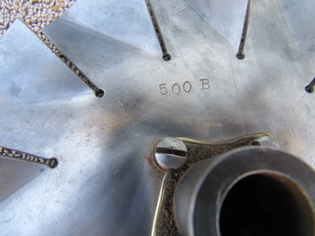 Mercury antique outboard motor racing hydroplane test propeller A-B quicksilver