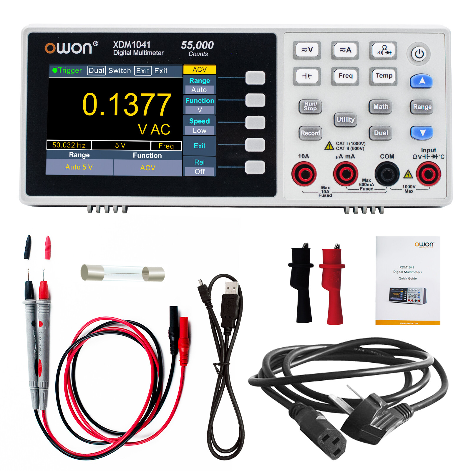 OWON 4 1/2 digits XDM1041 Bench-type Digital Multimeter 55000 Counts True RMS