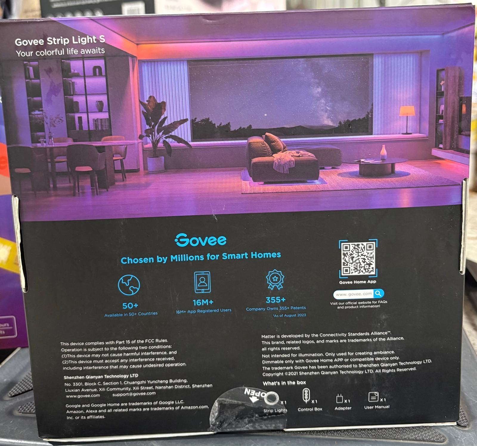 Govee 32.8ft Strip Light S, Segmented Color Control