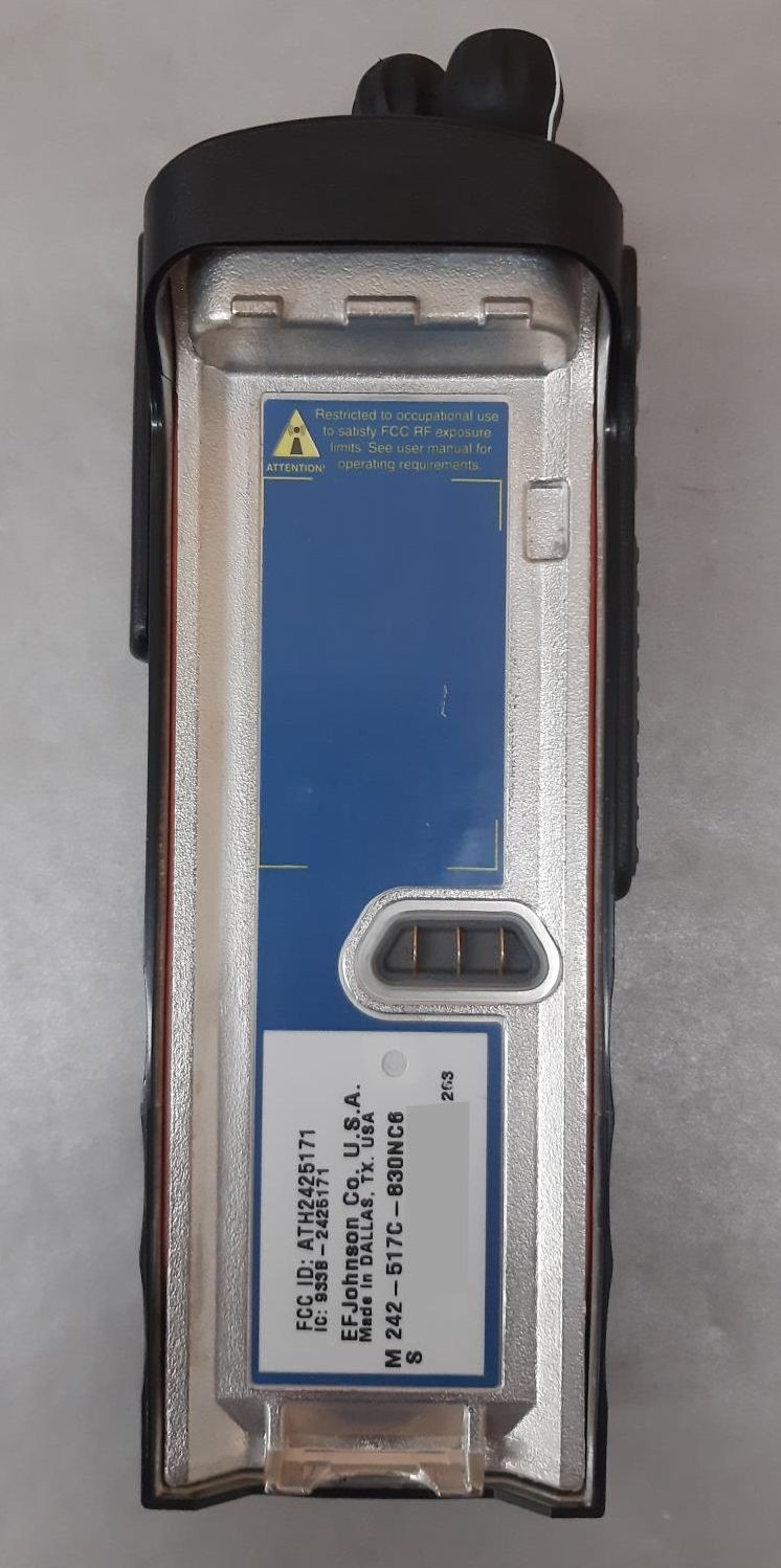 Ef Johnson 5100 ES Model III Portable Radio Project 25 Smartnet / Smartzone