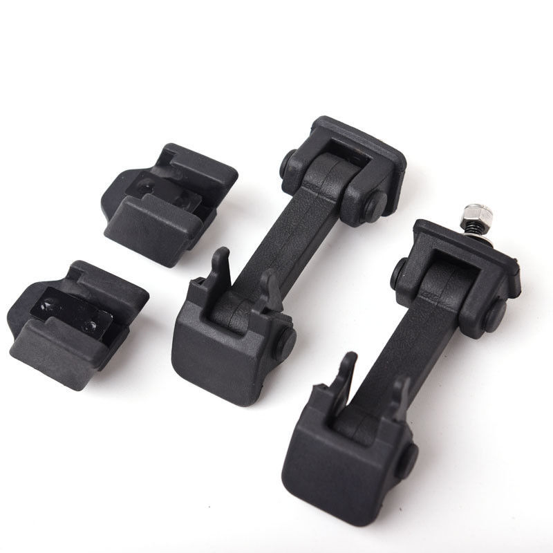 Pair Front Hood Latch Catch & Bracket for Jeep Wrangler JK 2007-18 Free Shipping