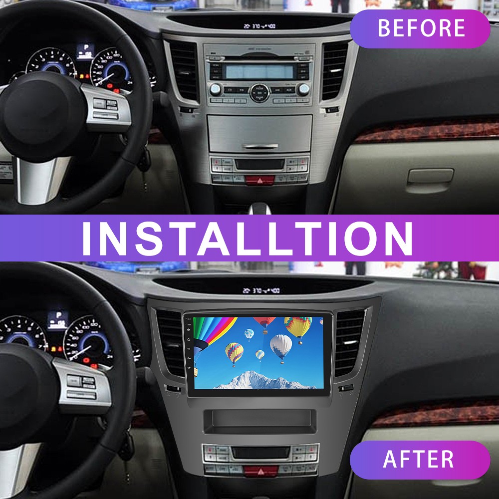 For Subaru Legacy Outback 2009-2014 2+64G Android15 Carplay Car Stereo Radio GPS