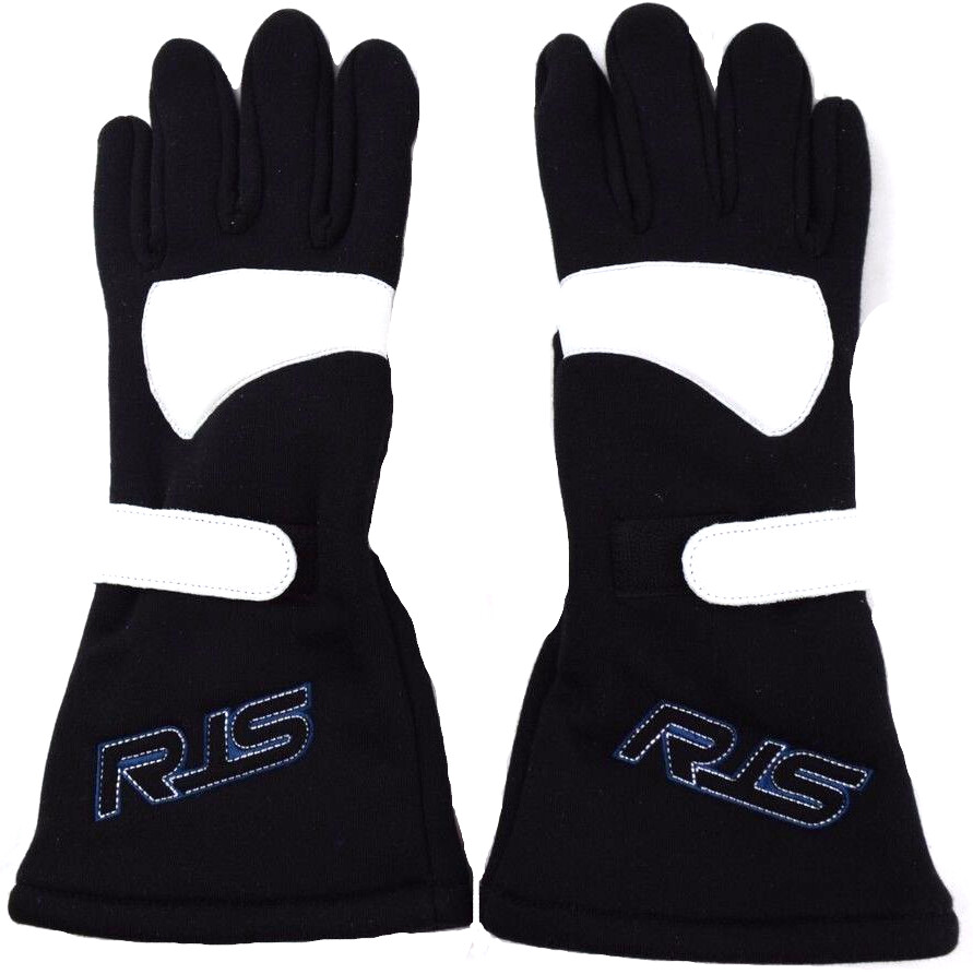 RJS RACING SFI 3.3/20 RACING GLOVES 3-2A/20 ELITE GLOVES SFI 20 BLACK SIZE LARGE