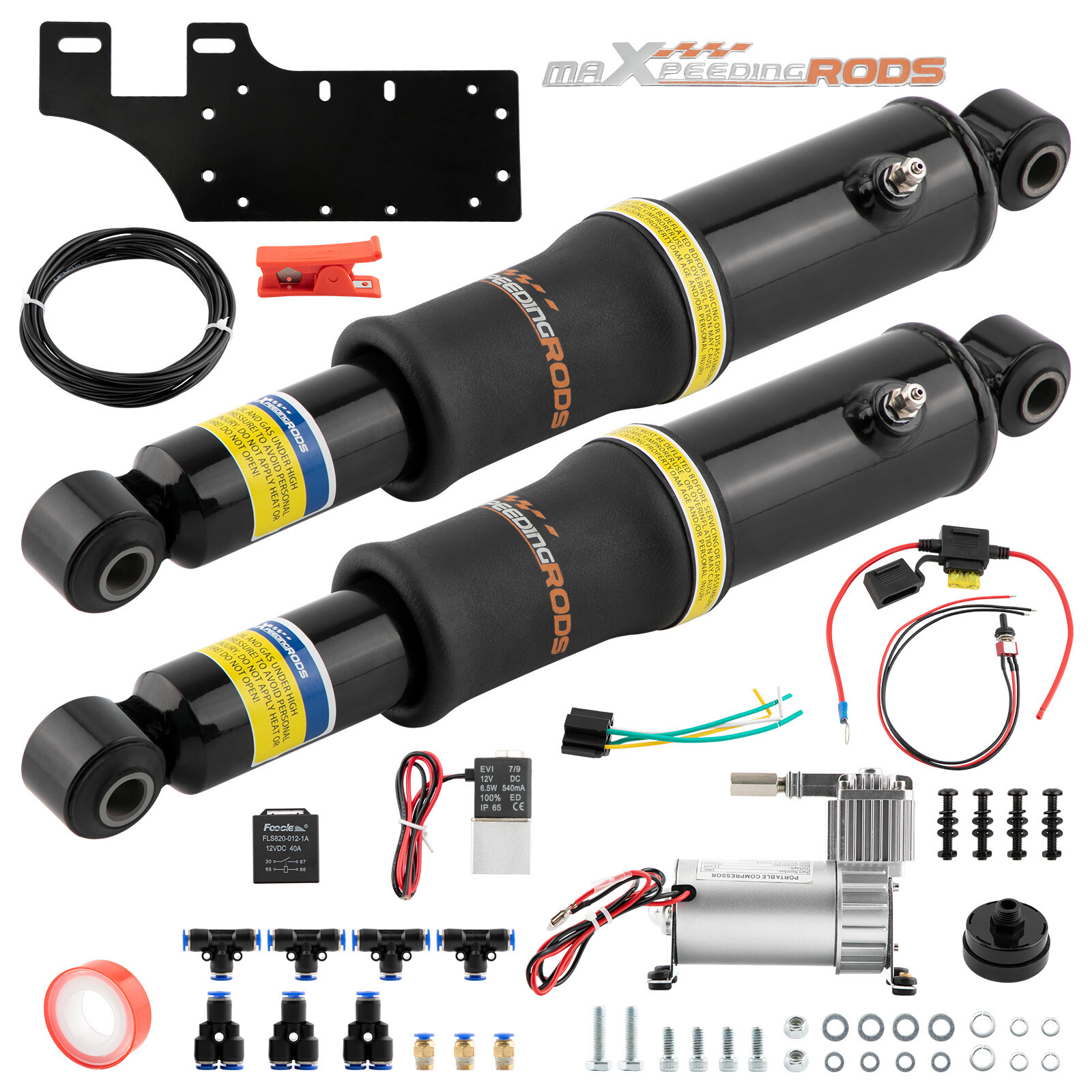 Rear Air Ride Suspension Fit For Harley Touring Electra Ultra Classic 1994-2023