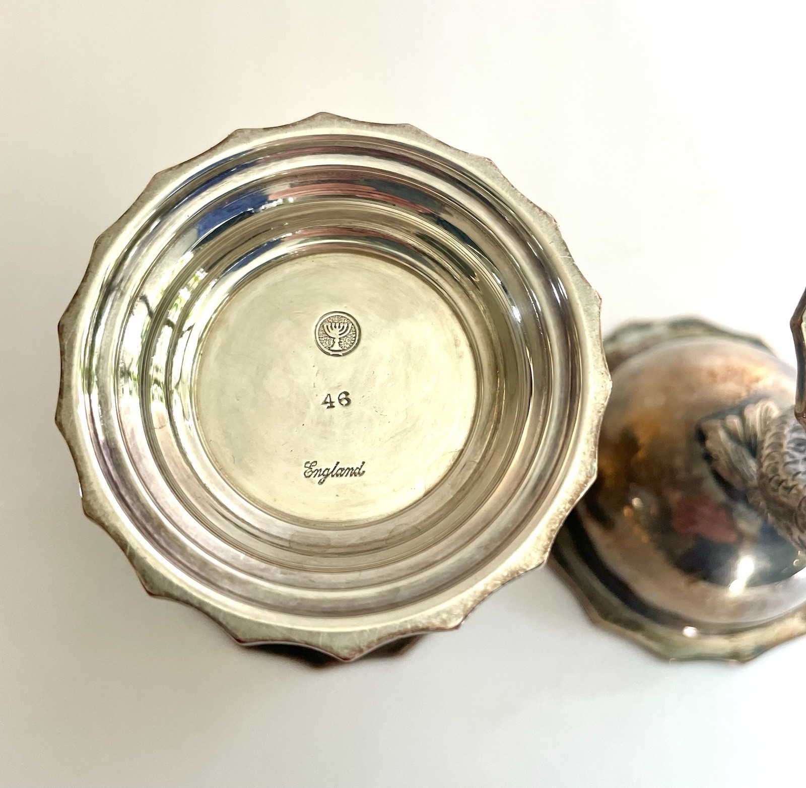 Antique Pair Barker Ellis Dolphin Compotes English Silver Plate Victorian