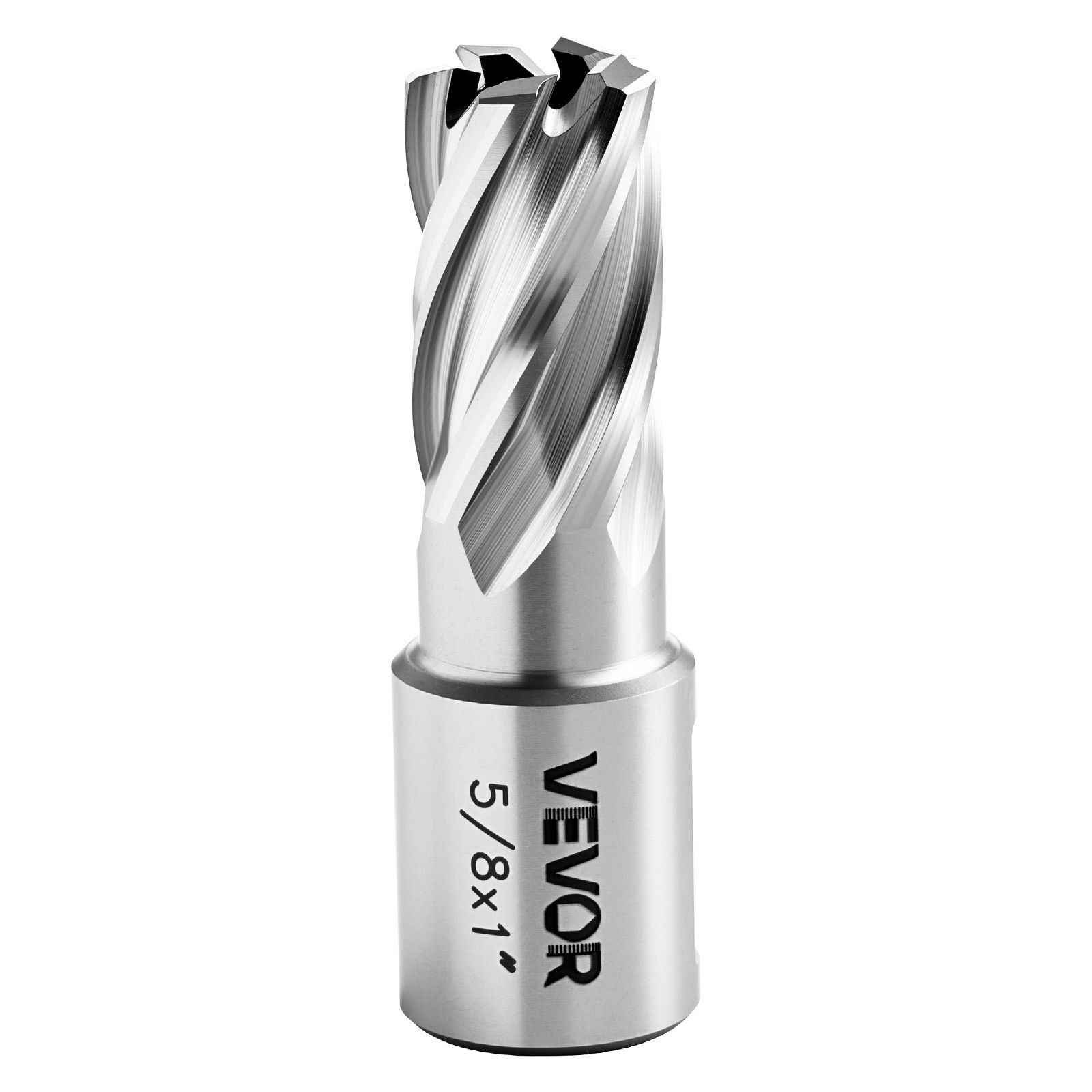 VEVOR Annular Cutter Set Mag Drill Bits Kit 5 pcs Weldon Shank 1/2" 5/8" 1"