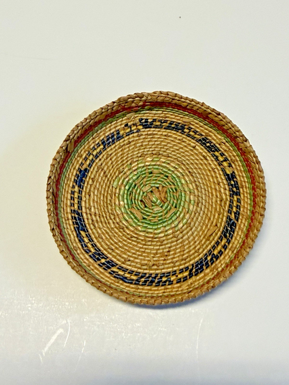 Antique Native American Indian Nootka Lidded Nootka Basket; Early 1900's; #A19