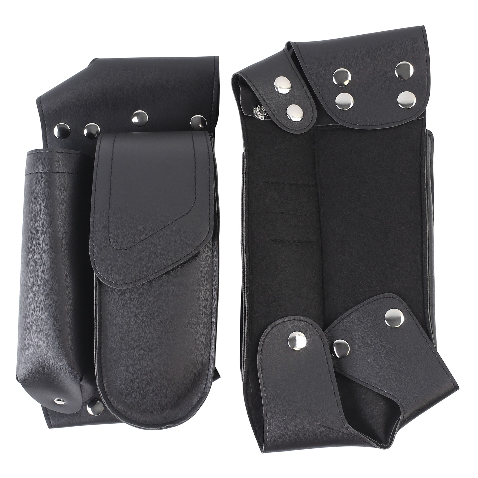 1 Pair Saddlebag Crash Bar Bags Water Bottle Holder For Harley Touring 1993-up