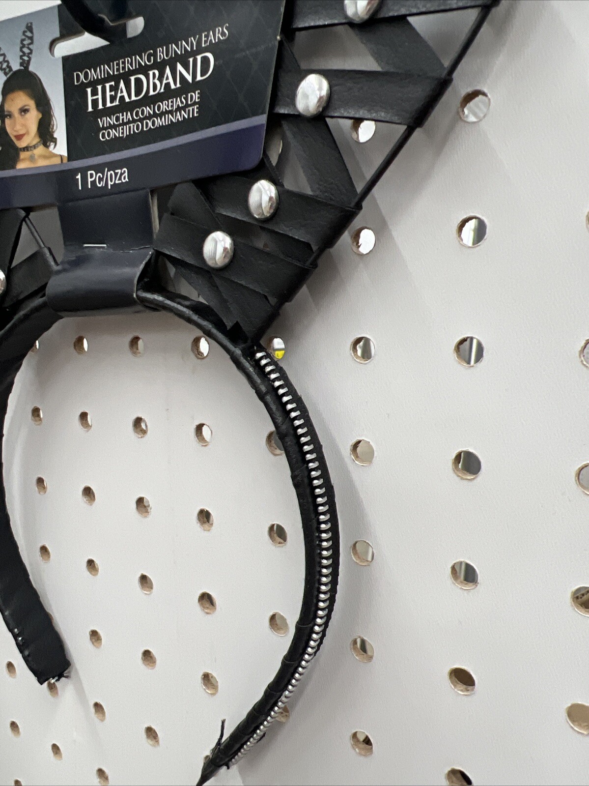 Domineering Bunny Ears Headband- One Size- 1 Piece Halloween costume cosplay