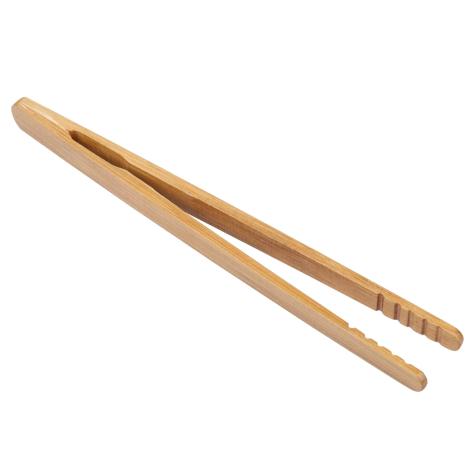 4Pcs Bamboo Toast Tongs 7 inch Wooden Toaster Tongs for Bread Cooking Kitchen