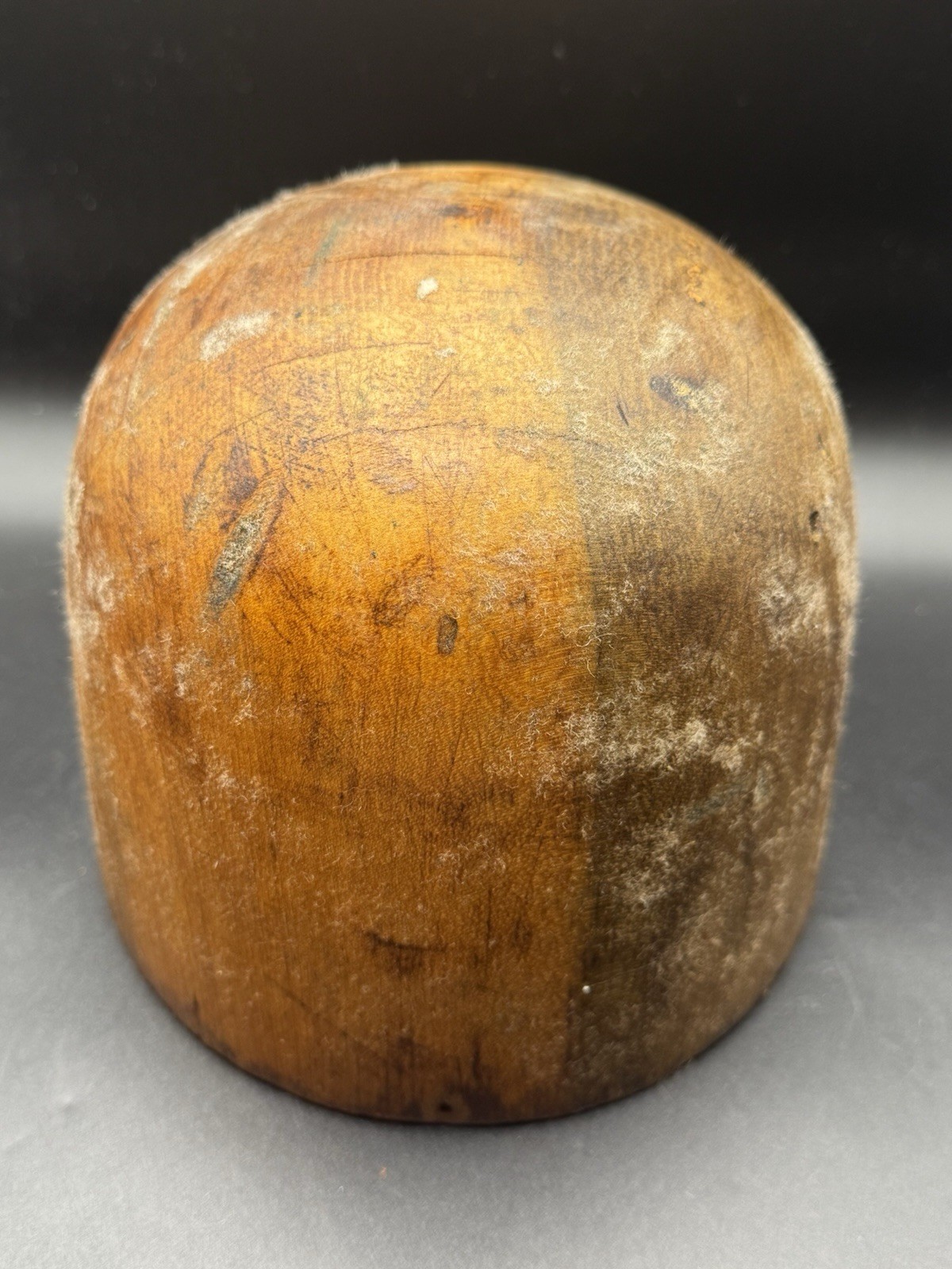 Antique Wooden Hat Mold Millinery Hat Block Form / Store Display F&M Hat Factory