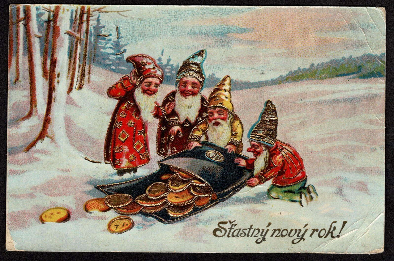 CZECHOSLOVAKIA To US 1935 Postcard with 1928 1K carmine and 50h green Lovely