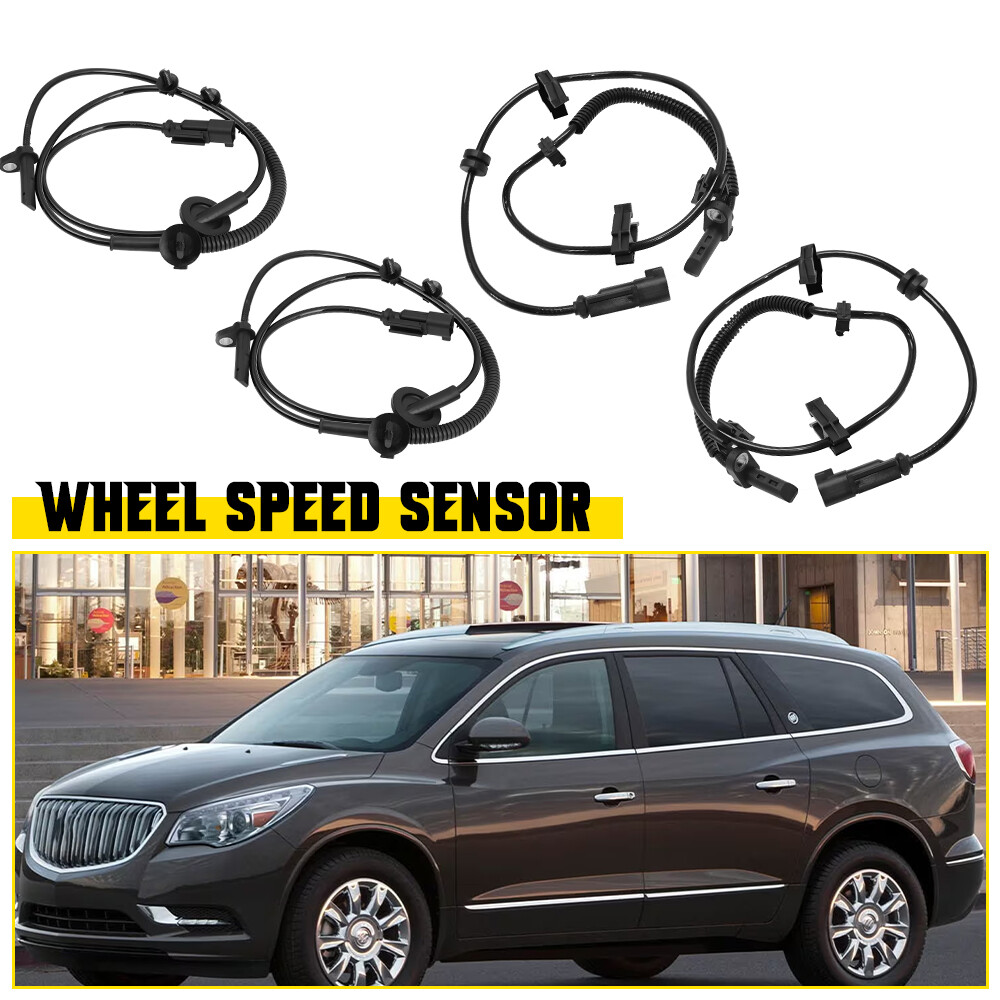 4x Front & Rear ABS Wheel Speed Sensor for Chevrolet Traverse Buick Saturn GMC A