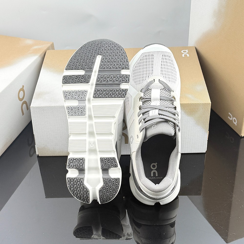 ON Cloudrunner 2 Women's Running Shoes Frost/White US Sizes 6-9.5 Sneakers