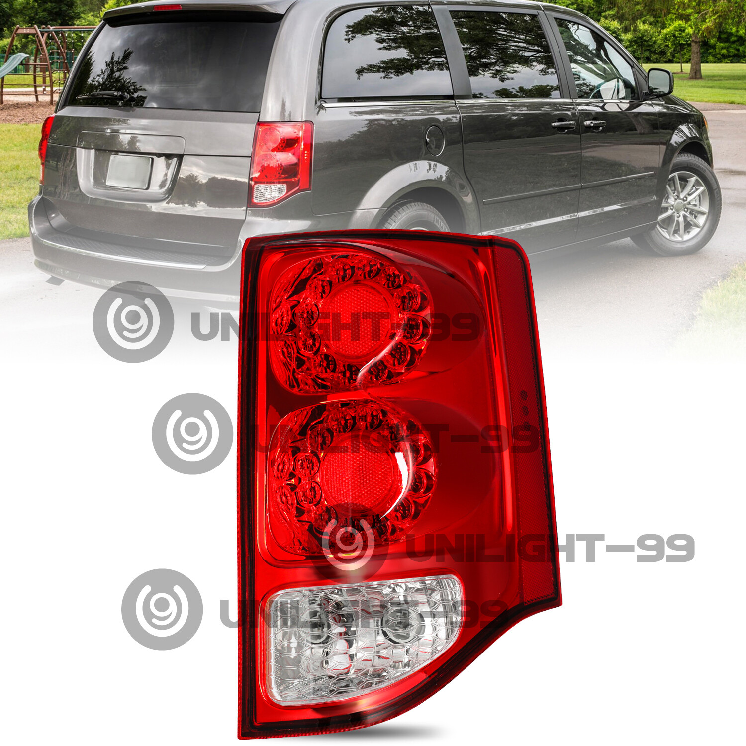 For 2011-2020 Dodge Grand Caravan LED Tail Light Brake Lamp Right Passenger Side
