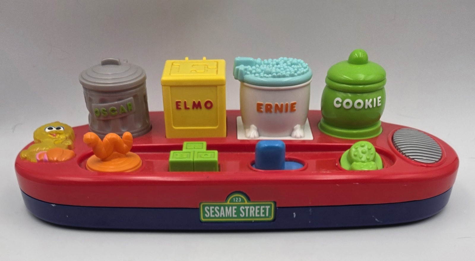 Vintage Fisher-Price Sesame Street Singing Pop-Up Pals Toy (Tested and Working)