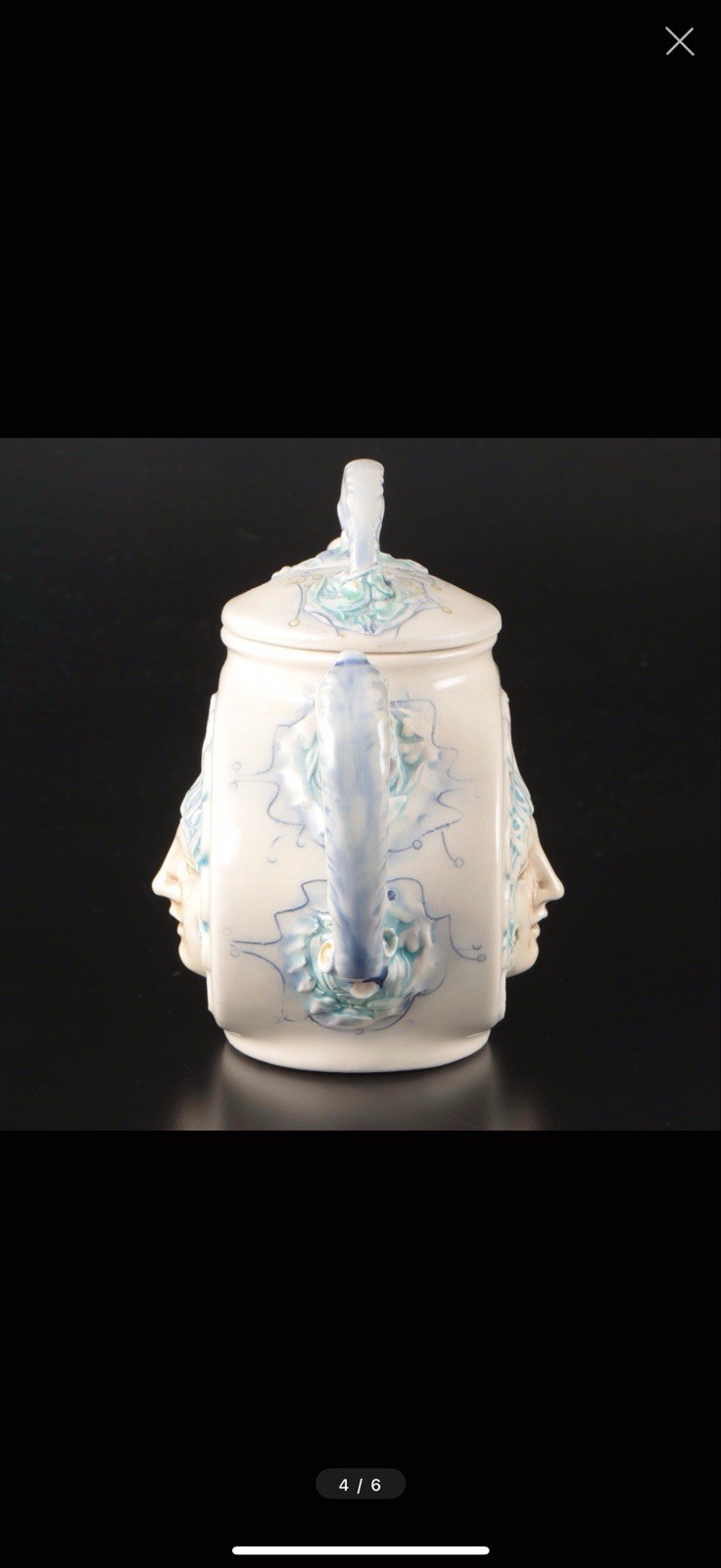 David Keyes Funk Art Fantasy Tacoma Art Pottery Teapot Figural