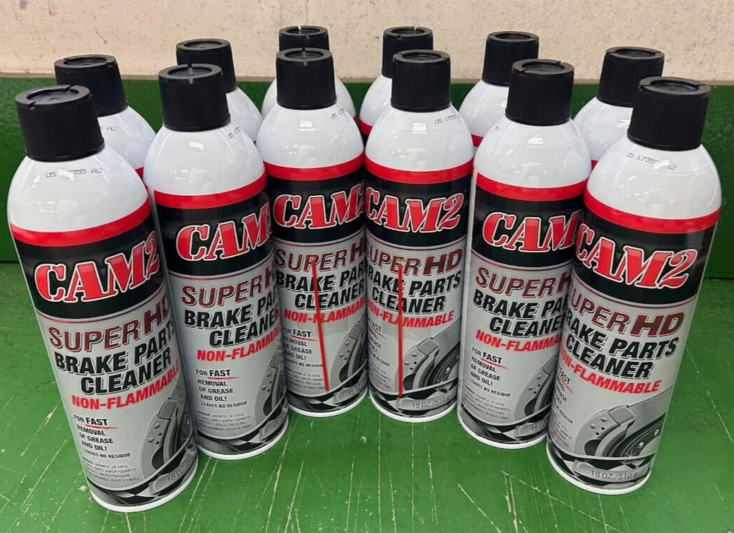 CAM2 86720 12 PK. Chlorinated Non-Flammable Brake Cleaner 18 oz