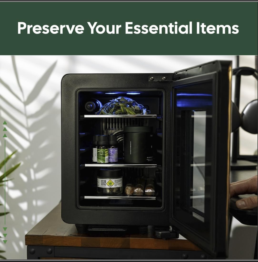 TerpKooler TK Essential Cooler Mini Fridge with Temperature and Humidity