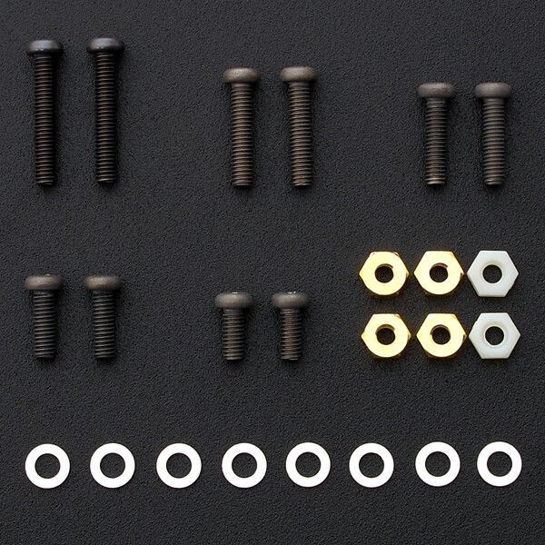 TITANIUM Premium Cartridge Headshell Mounting Screws M2.6 Hardware Set turntable