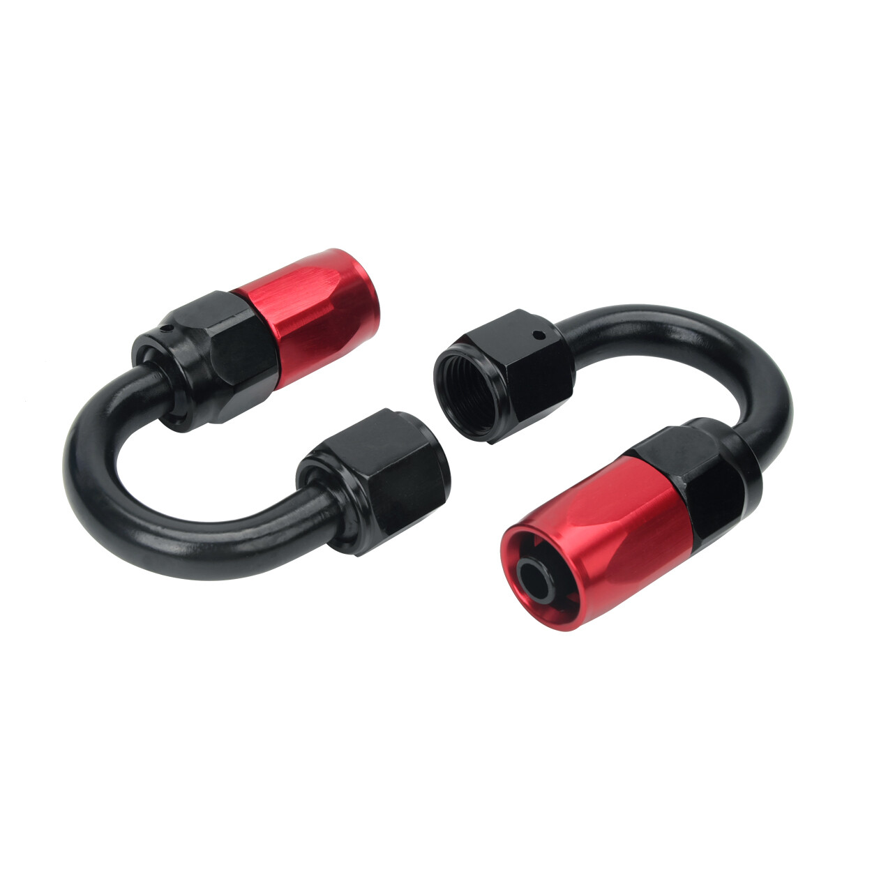 Fuel Line Kit Braided Nylon Fuel Hose 4AN 6AN 8AN 10AN CPE 10FT 20FT Black Red