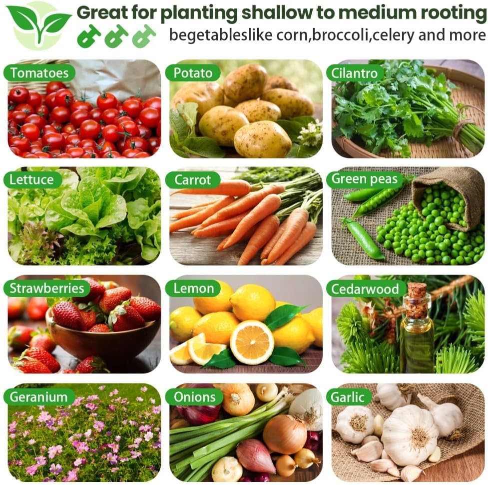 3 Pack Galvanized Raised Garden Bed Outdoor,Metal Garden Bed for Vegetables,Abov