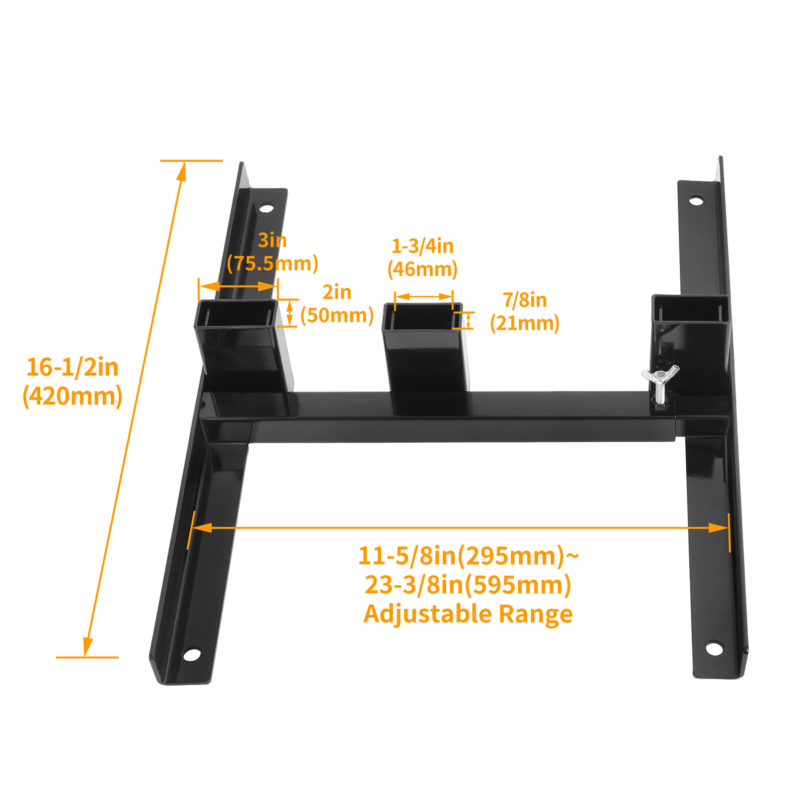 1X Adjustable H-Frame Target Stand Base For Paper And Cardboard Shooting Target