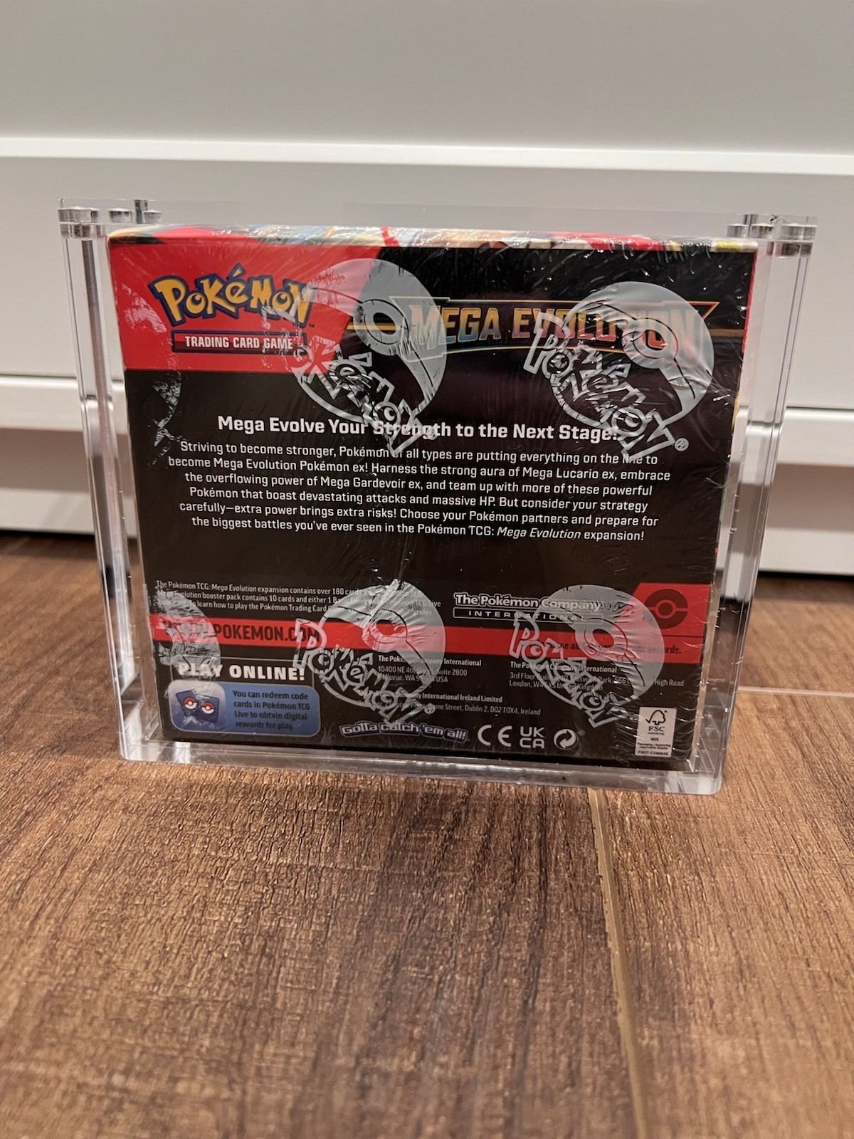 Pokemon Magnetic Booster Box Acrylic Case! Pokémon Card Protective Display!