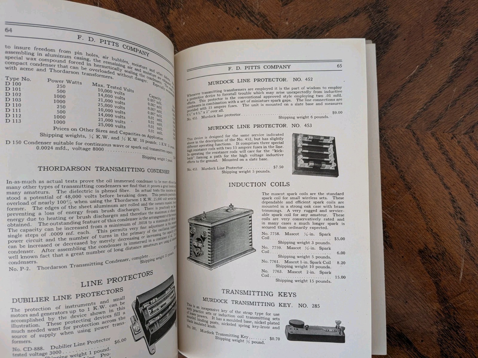 Pittsco Radio Apparatus Catalog No. 22