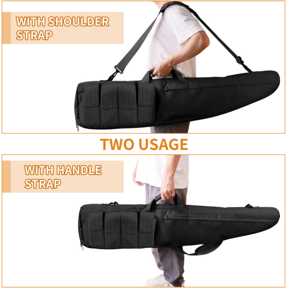 39" 47" Soft Rifle Shotgun Case Hunting Gun Carry Padded Storage Tactical Bag