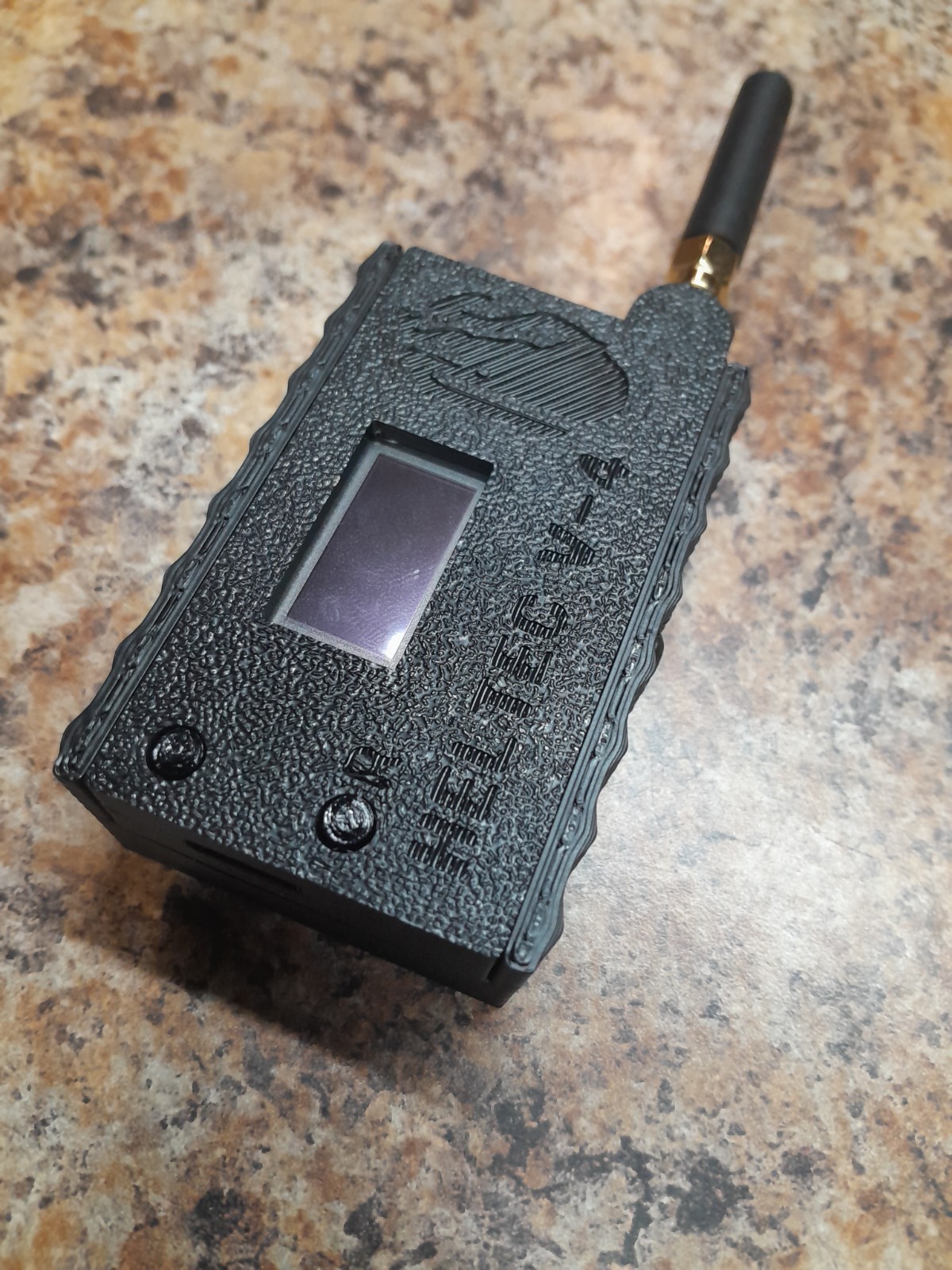 Heltec V4 Meshtastic Node READY TO USE Radio w/custom case 3000mah battery BLACK