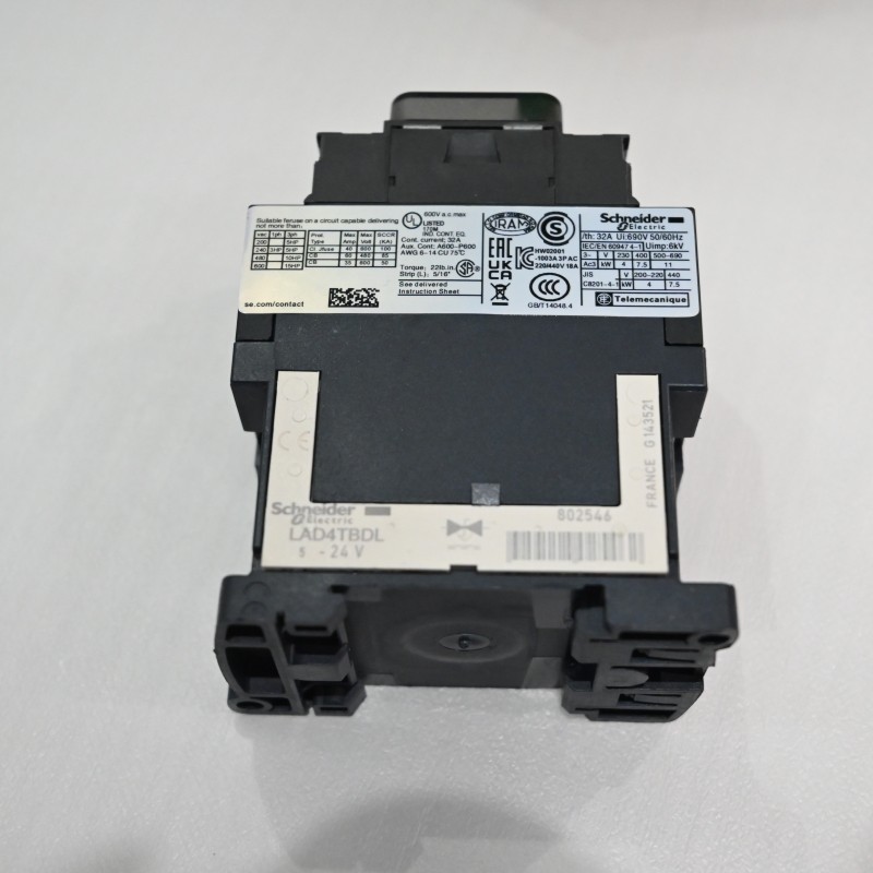 LC1D18BD Schneider New Contactor: 3 - phase 3 NO 24VDC coil In - stock in the US