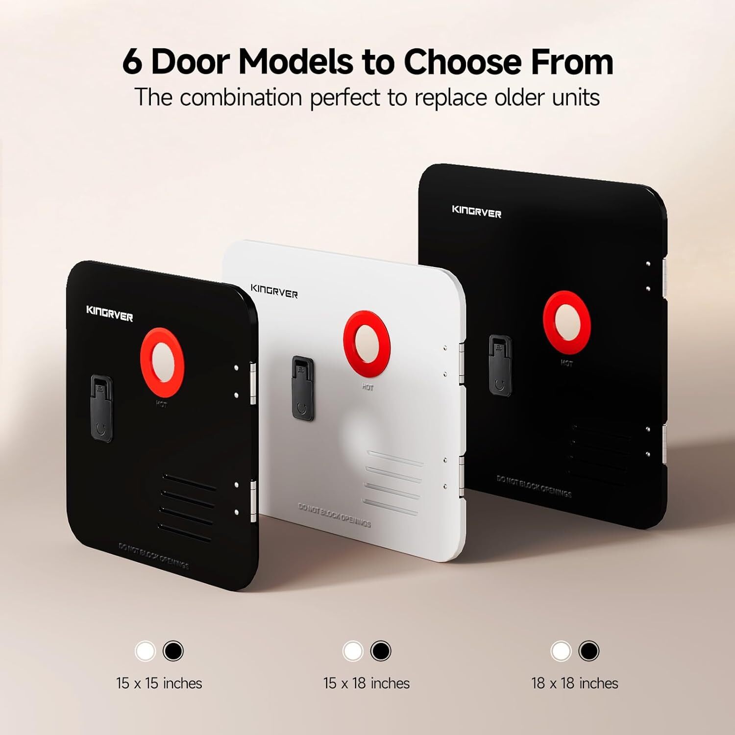 65,000 BTU RV Tankless Water Heater and 18x18" Door Propane for 9/10/12/16 Gal.