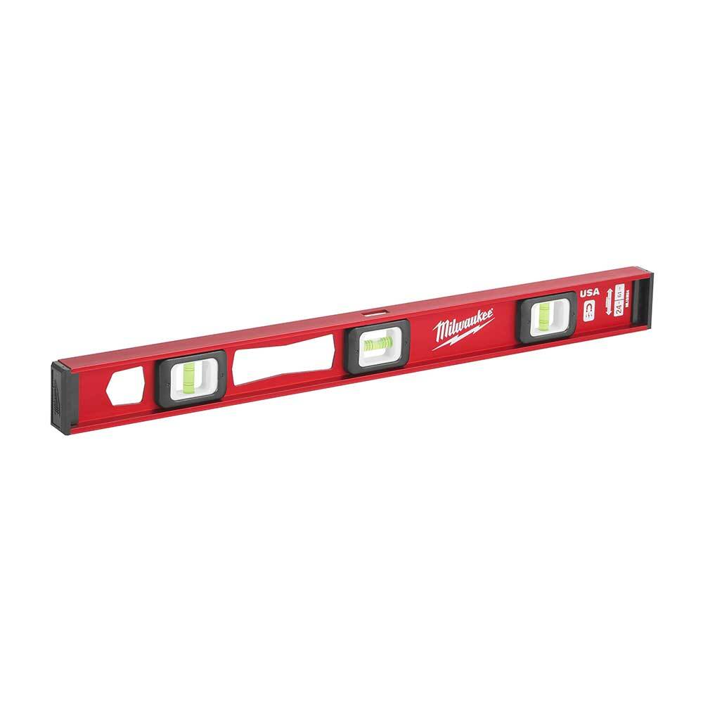 Milwaukee MLIBM24 24" Heavy Duty Frame All Metal Magnetic I-Beam Level