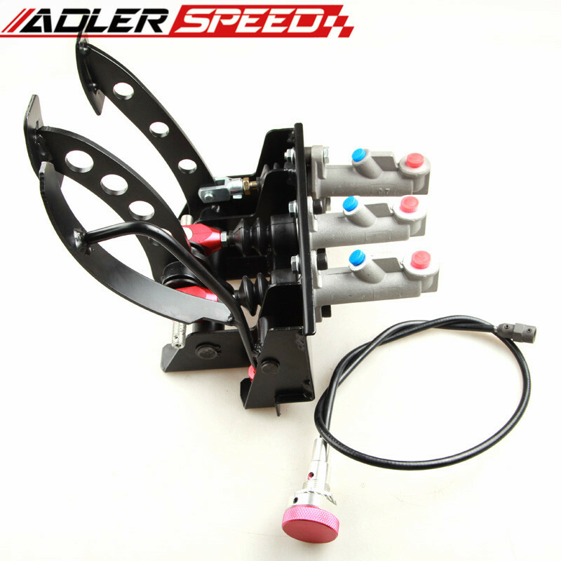 ADLERSPEED High Quality Racing Hydraulic Clutch Brake Bias Pedal Box Assembly