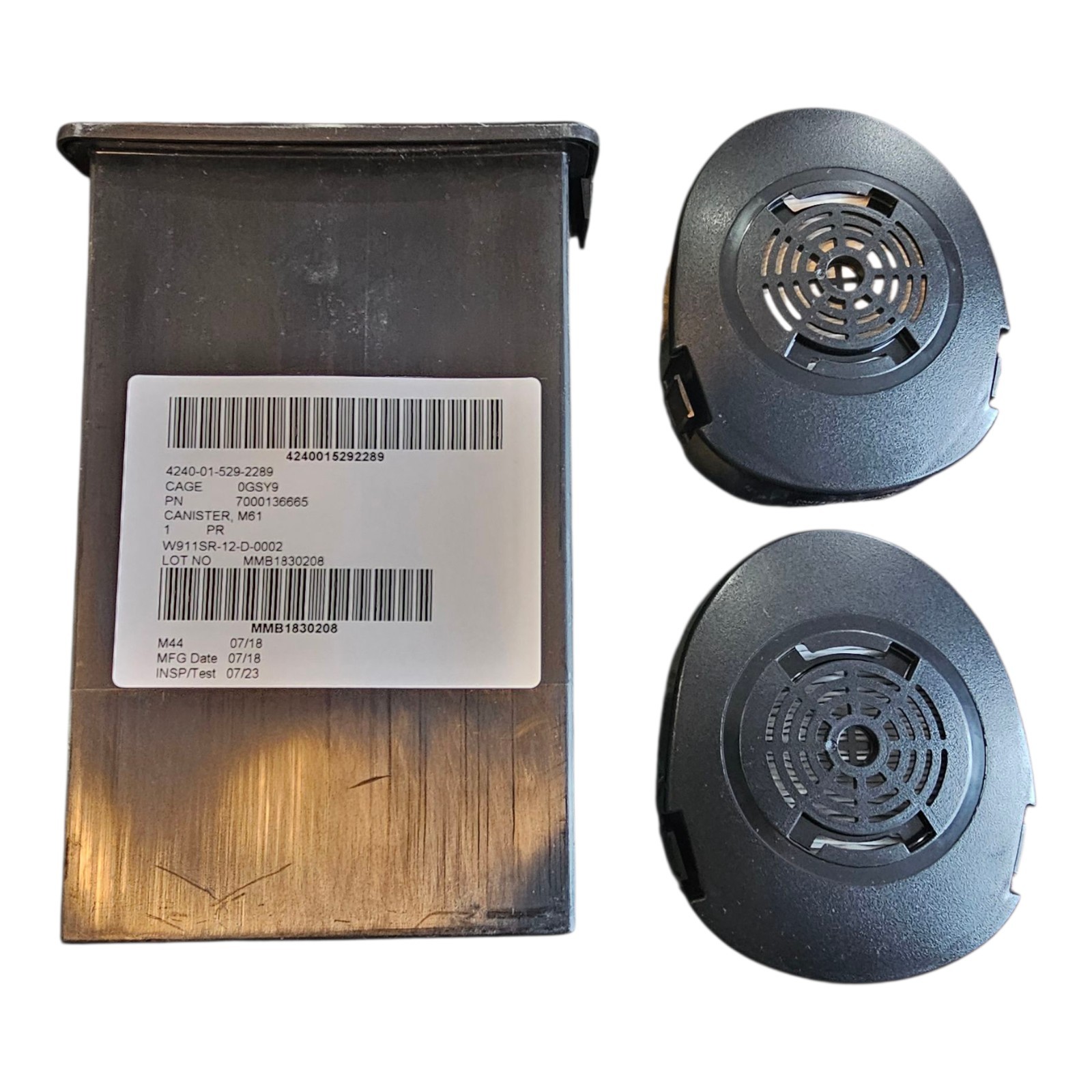 (10 SETS) NEW SEALED Avon M50/M61 Gas Mask Filters 2023 INSPECTION