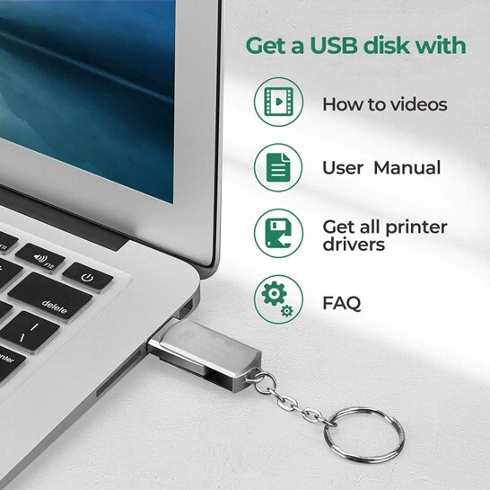 4x6 Bluetooth Thermal Shipping Label Printer for Small Business Package Mail Lot