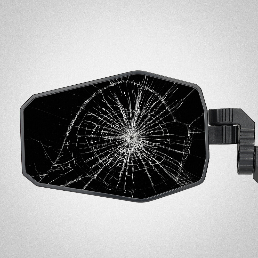 UTV Rear View Side Mirrors Breakaway For Polaris General XP 1000 Can Am Defender